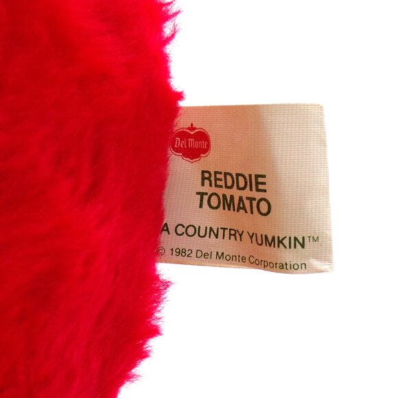 VTG 1982 Del Monte Reddie Tomato Country Yumkins Plush Fruit Toy Stuffed Animal - Picture 2 of 11